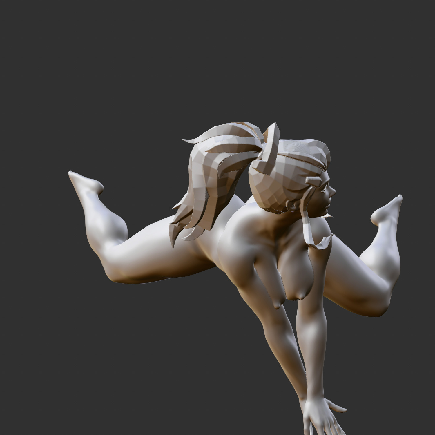 Perfect Figure Anime Babe NSFW 3D STL 3D print model_2