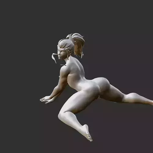 Perfect Figure Anime Babe NSFW 3D STL 3D print model
