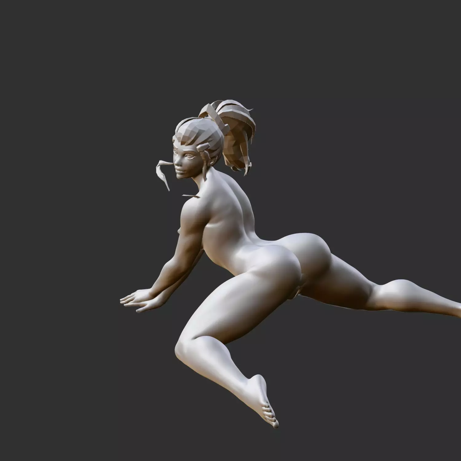 Perfect Figure Anime Babe NSFW 3D STL 3D print model_0