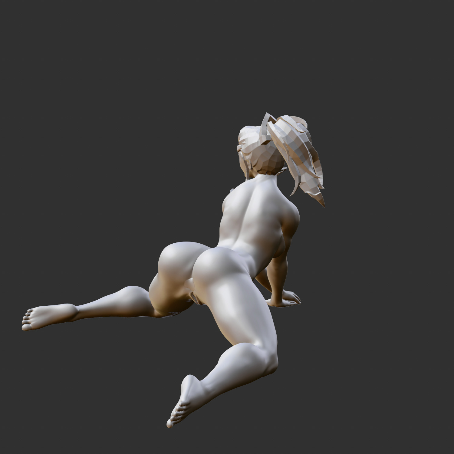Perfect Figure Anime Babe NSFW 3D STL 3D print model_1
