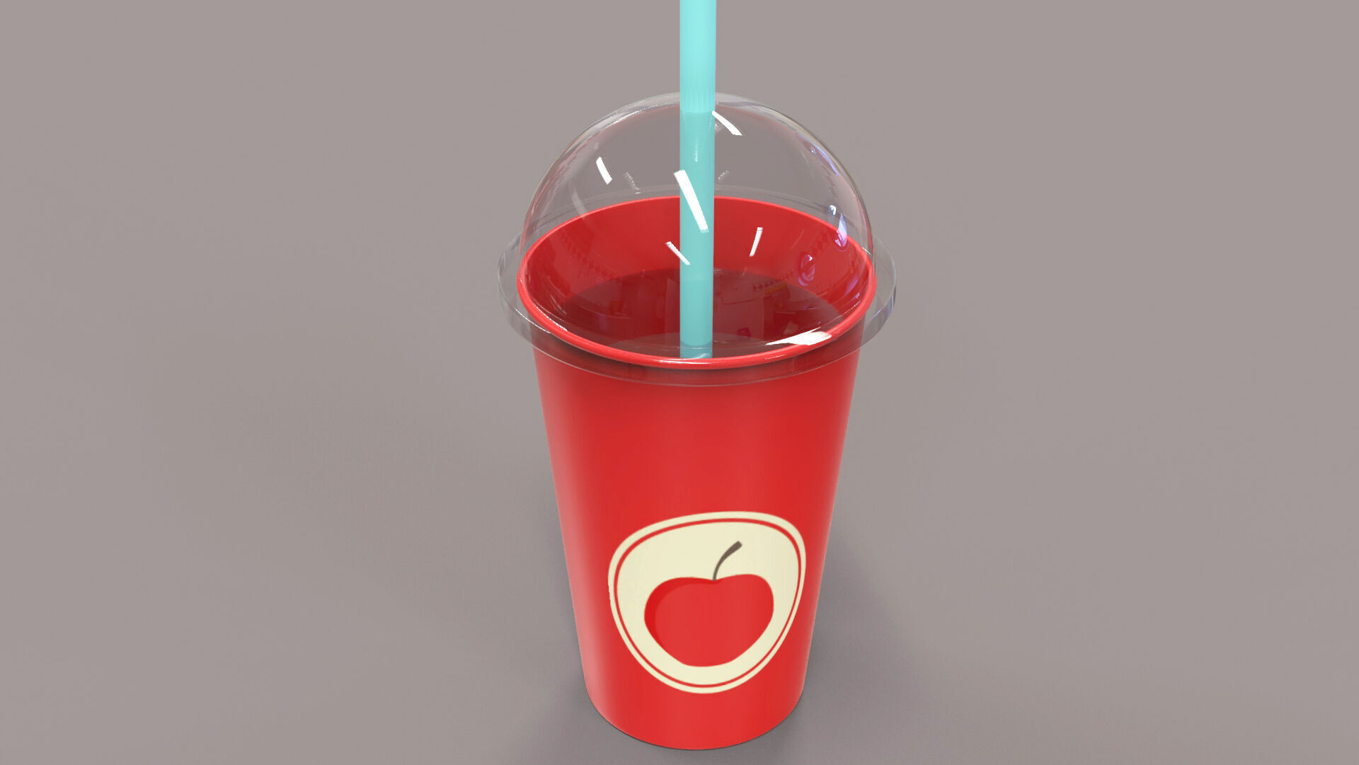 Low-Poly Cartoon Cup Paper 03 Low-poly 3D model_3