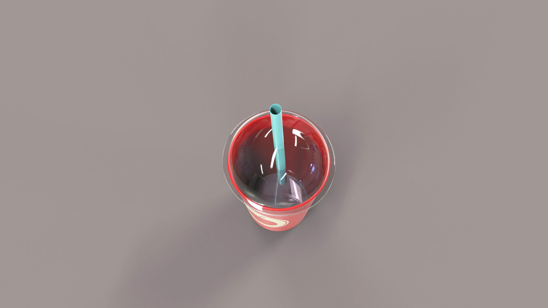 Low-Poly Cartoon Cup Paper 03 Low-poly 3D model_2