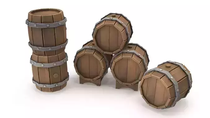 Stylized barrel
