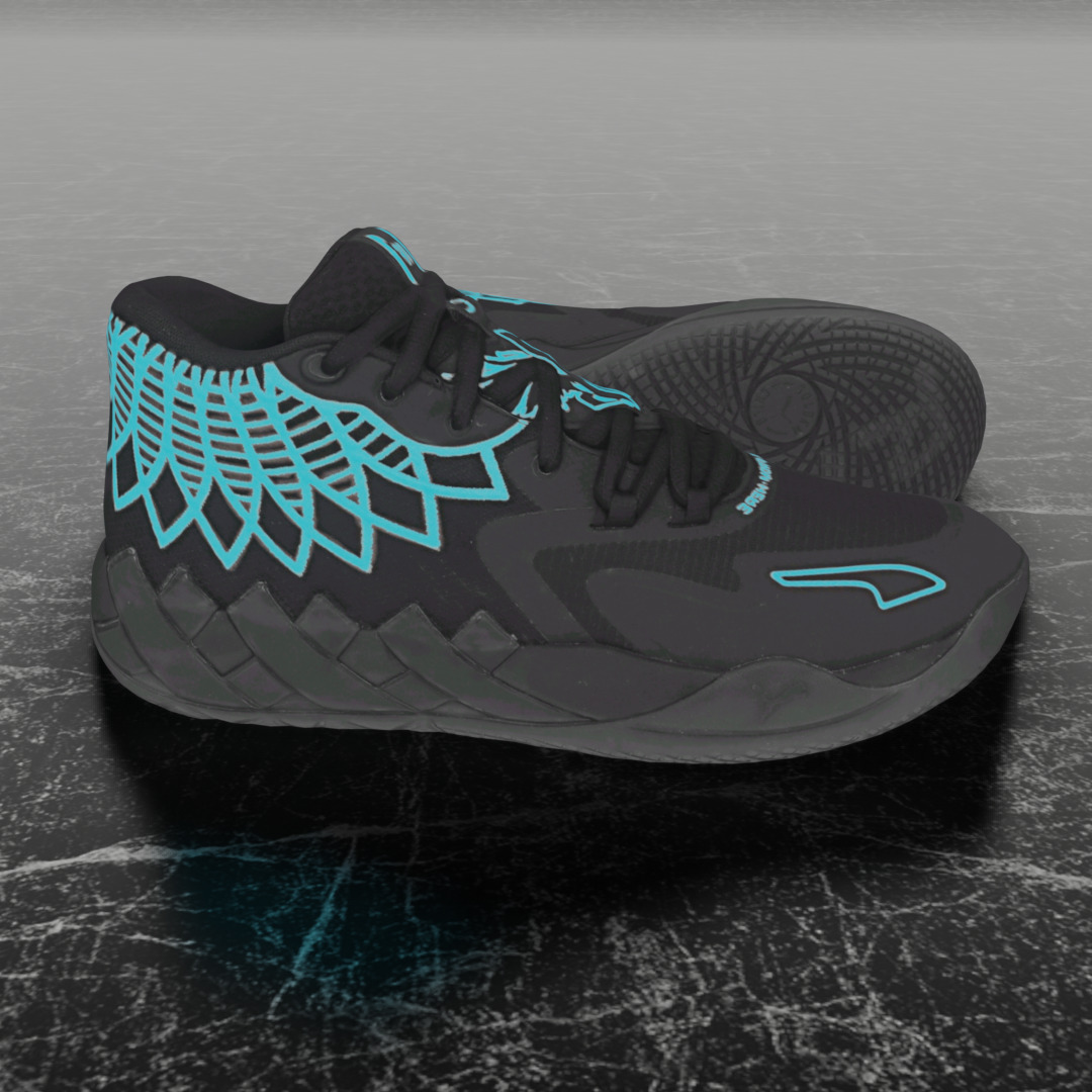 PUMA MB 01 BUZZ CITY 3D SHOES Low-poly 3D model_4