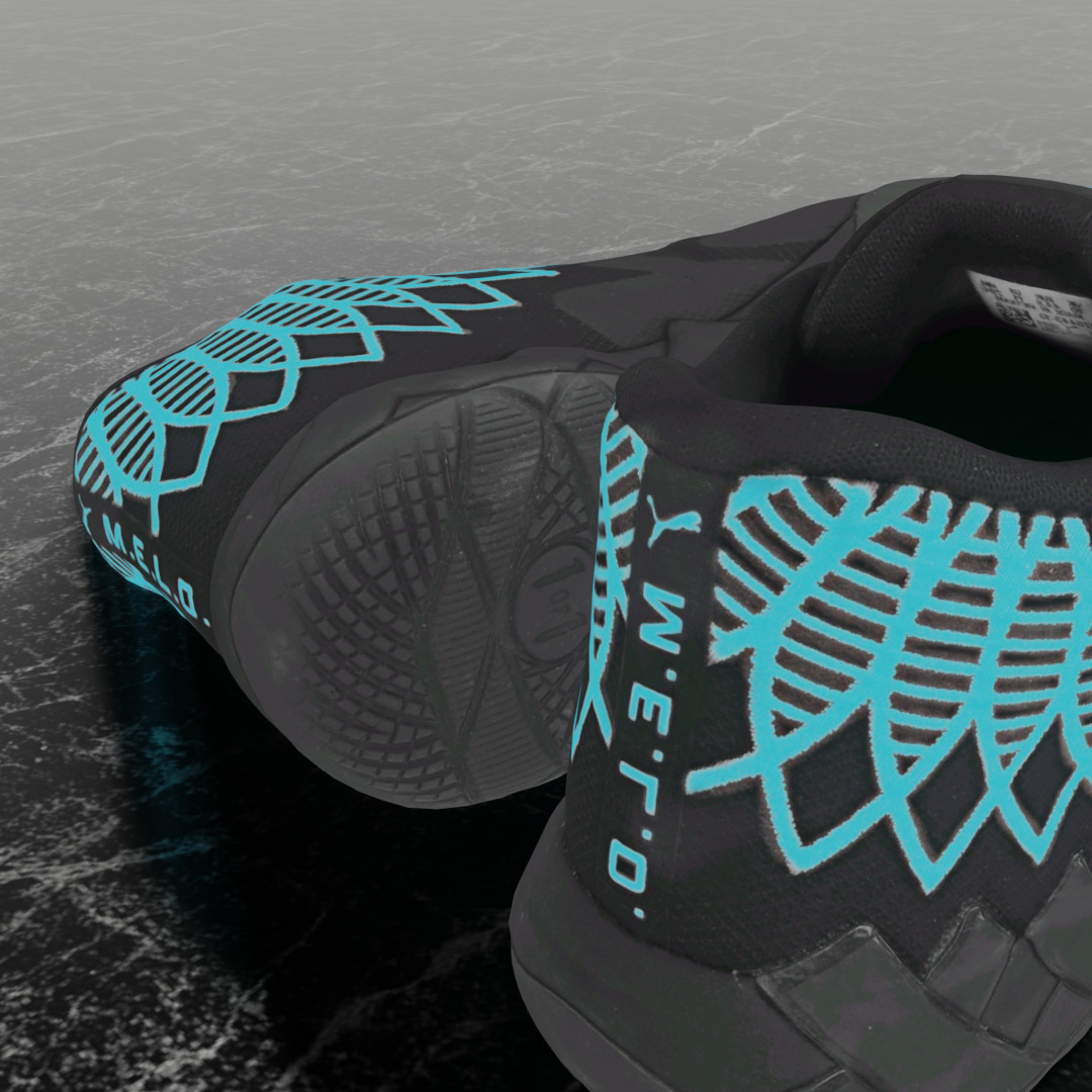 PUMA MB 01 BUZZ CITY 3D SHOES Low-poly 3D model_9
