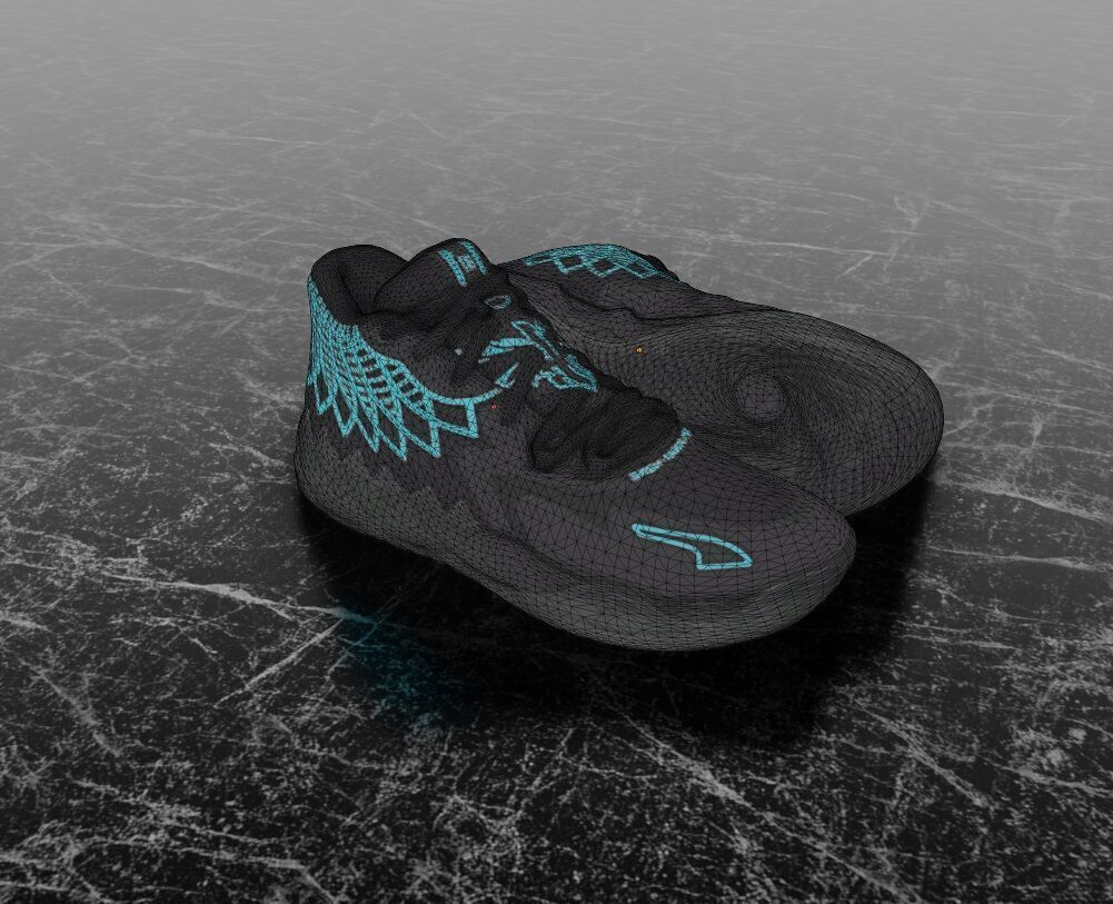 PUMA MB 01 BUZZ CITY 3D SHOES Low-poly 3D model_13
