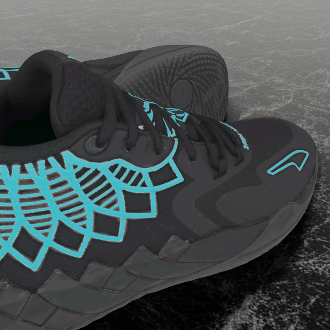 PUMA MB 01 BUZZ CITY 3D SHOES Low-poly 3D model_11