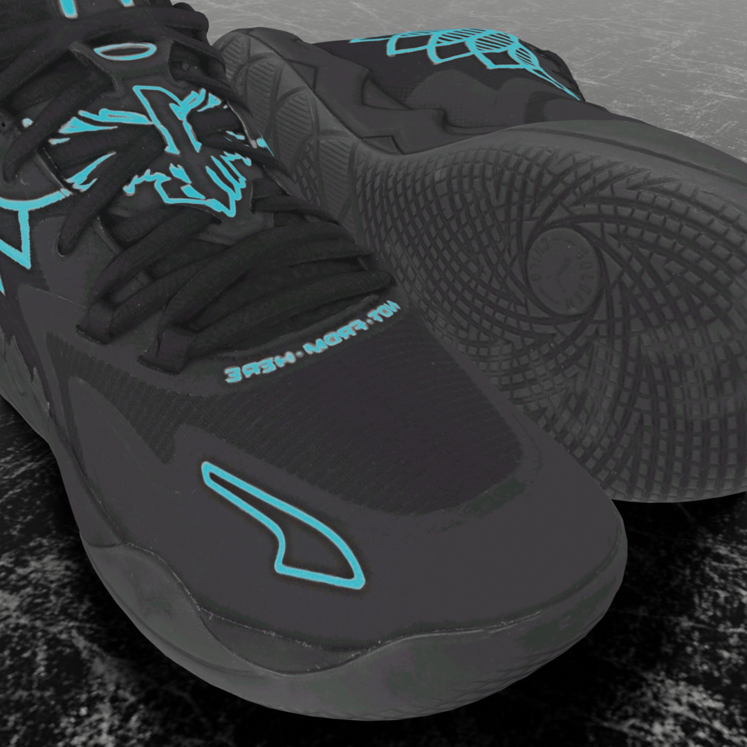 PUMA MB 01 BUZZ CITY 3D SHOES Low-poly 3D model_12
