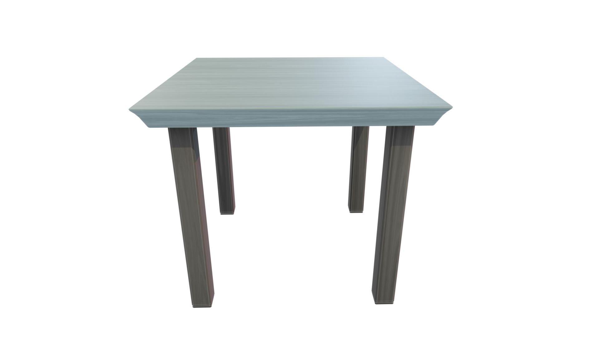Outdoor Table Low-poly 3D model_3