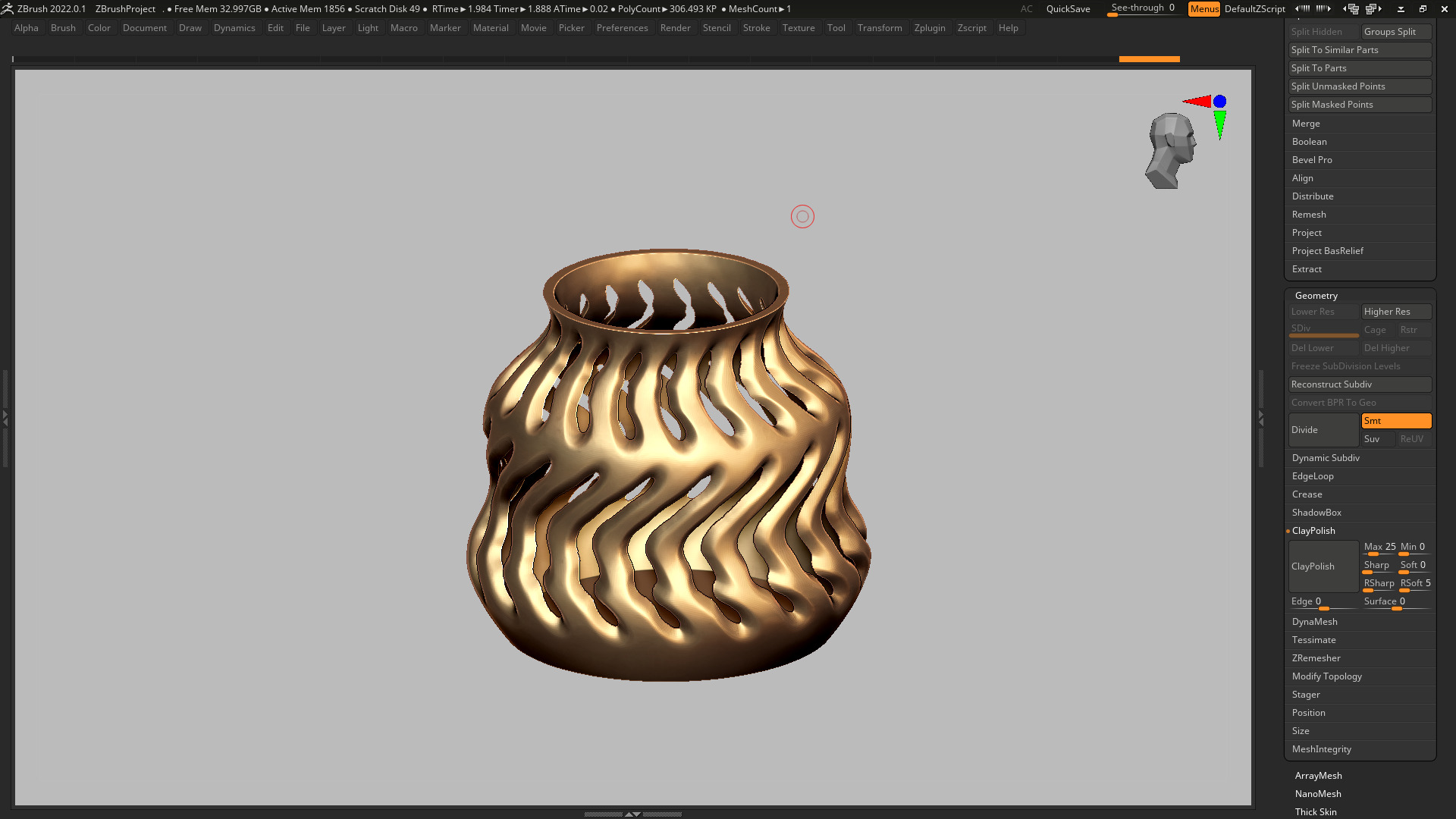 vase 3d print 290  3D print model_4