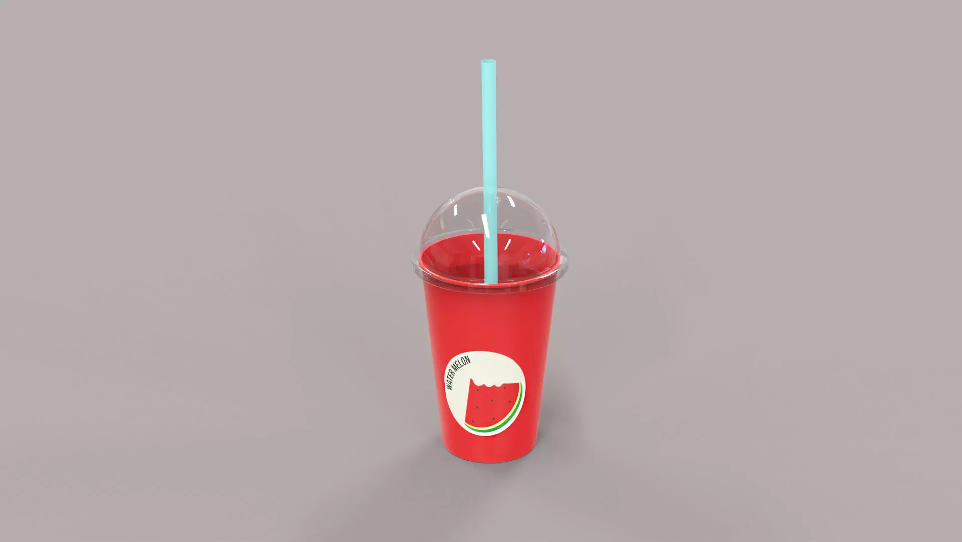 Low-Poly Cartoon Cup Paper 04  Low-poly 3D model_0