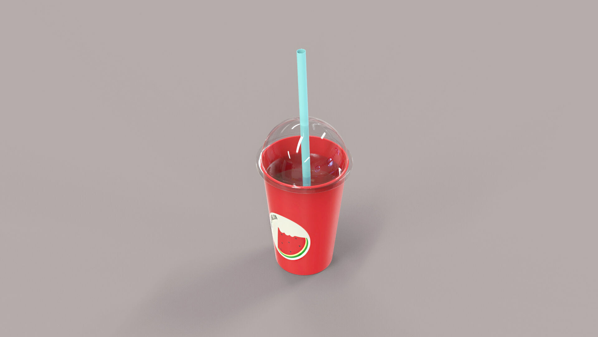 Low-Poly Cartoon Cup Paper 04  Low-poly 3D model_1