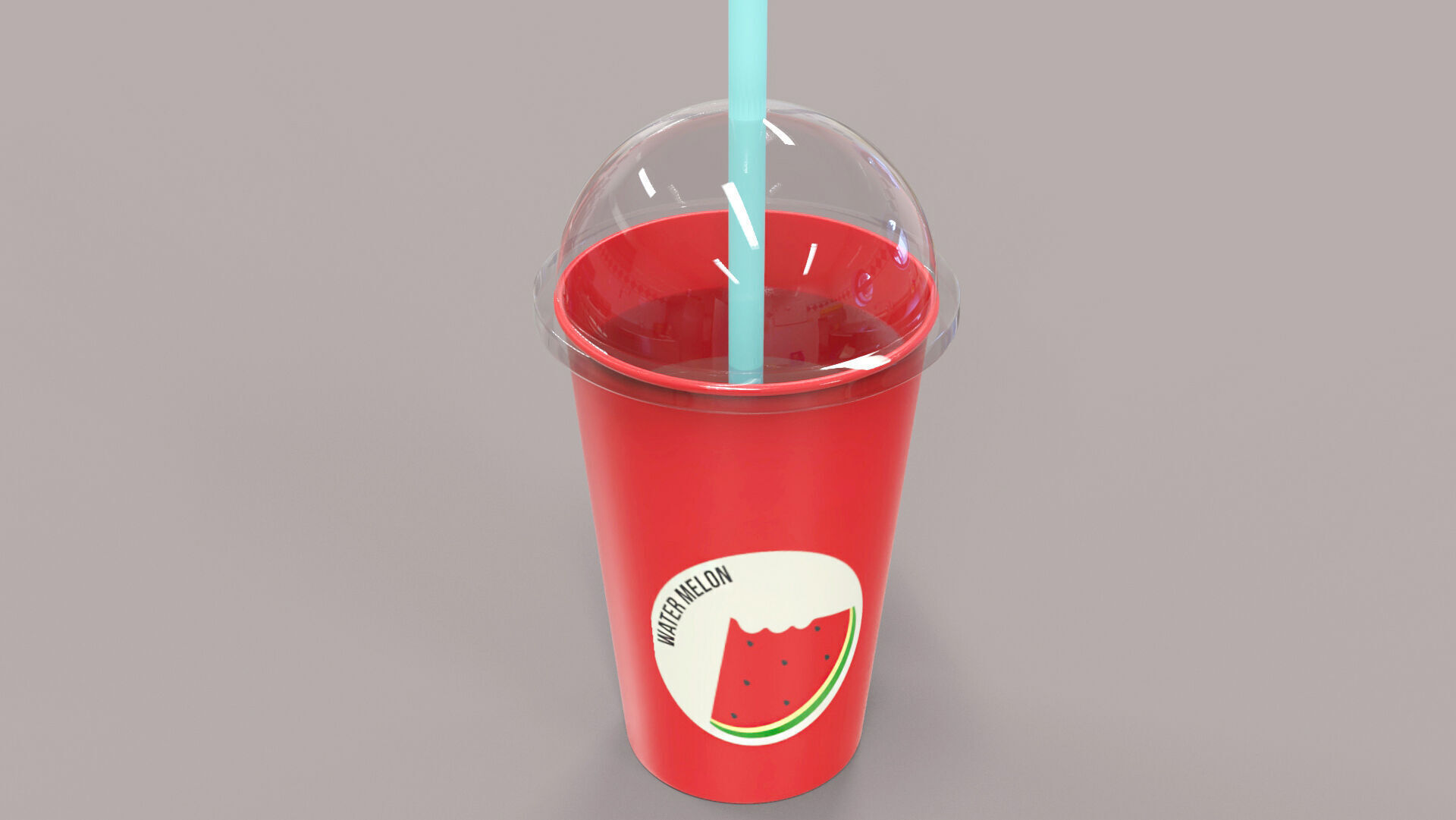 Low-Poly Cartoon Cup Paper 04  Low-poly 3D model_3