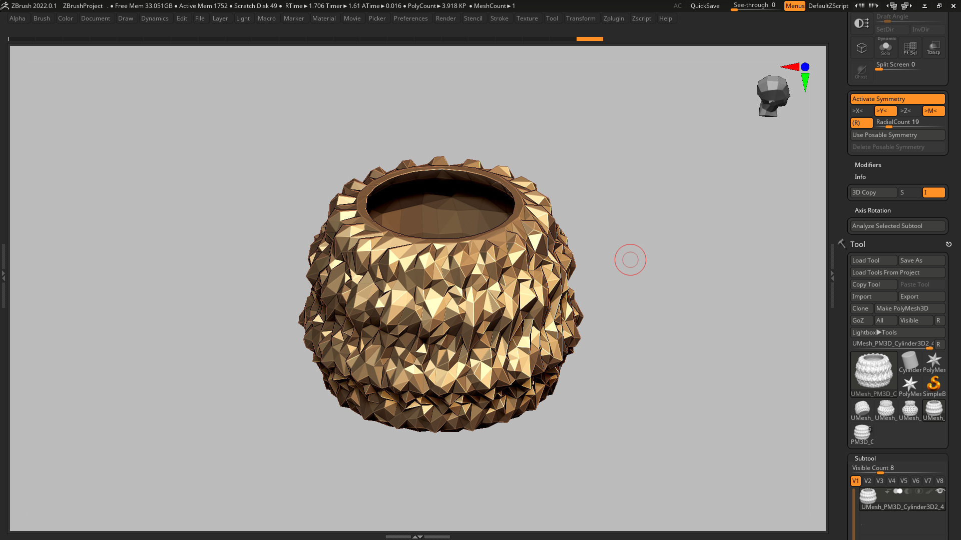 vase 3d print 289  3D print model_5