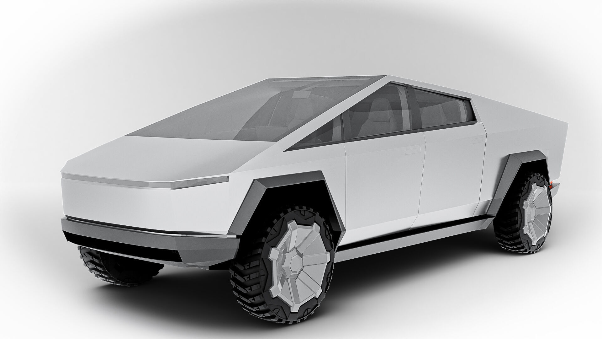 Tesla Model Y 2022  Low-poly 3D model_5