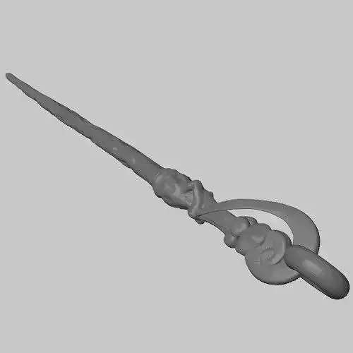 Fleur Delacour Varita  Harry Potter  llavero   wand keychain 3D print model