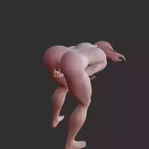 Hot Hentai Girl Giving the Finger NSFW STL Print