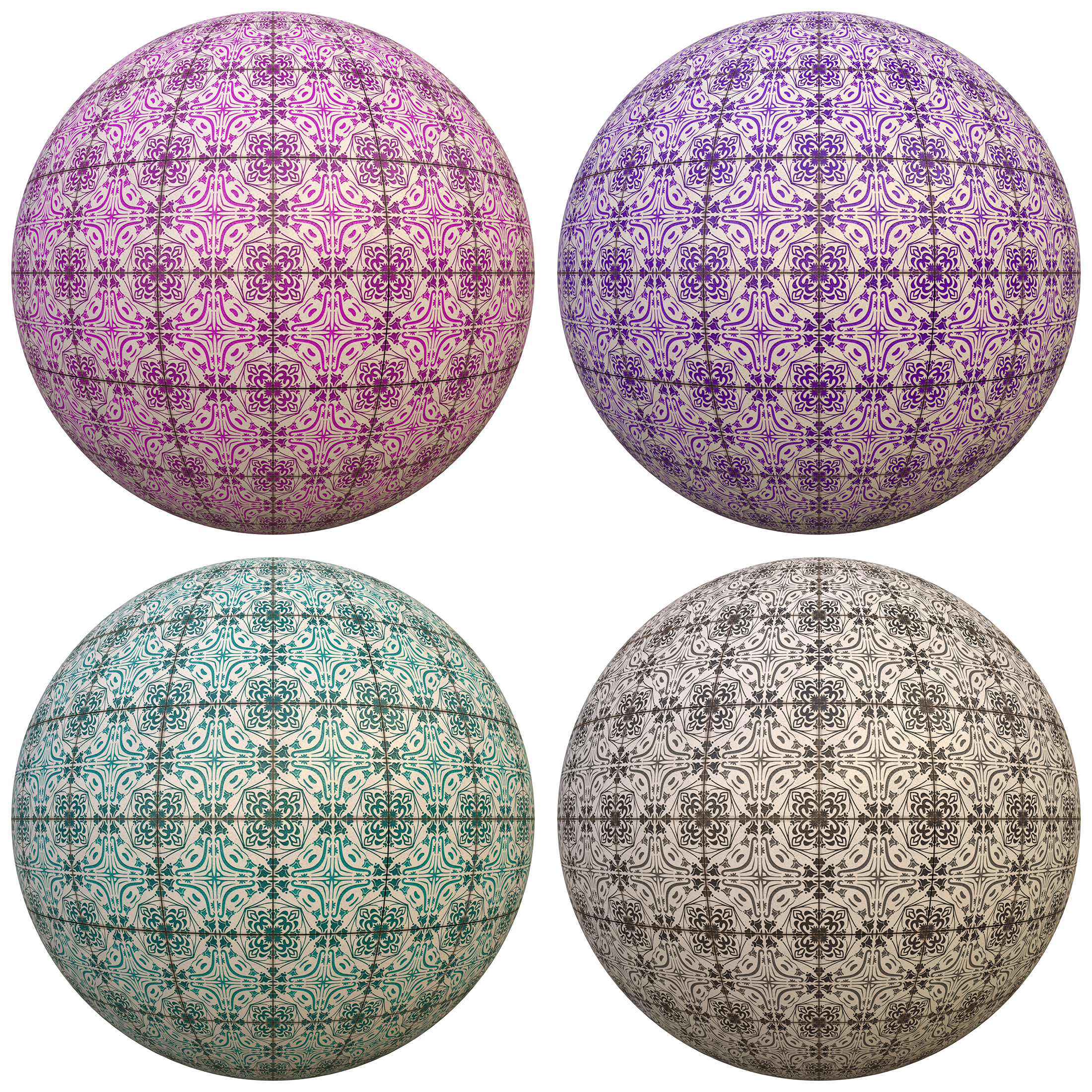 tile patterned 135-seamless-4k-pbr Texture_2