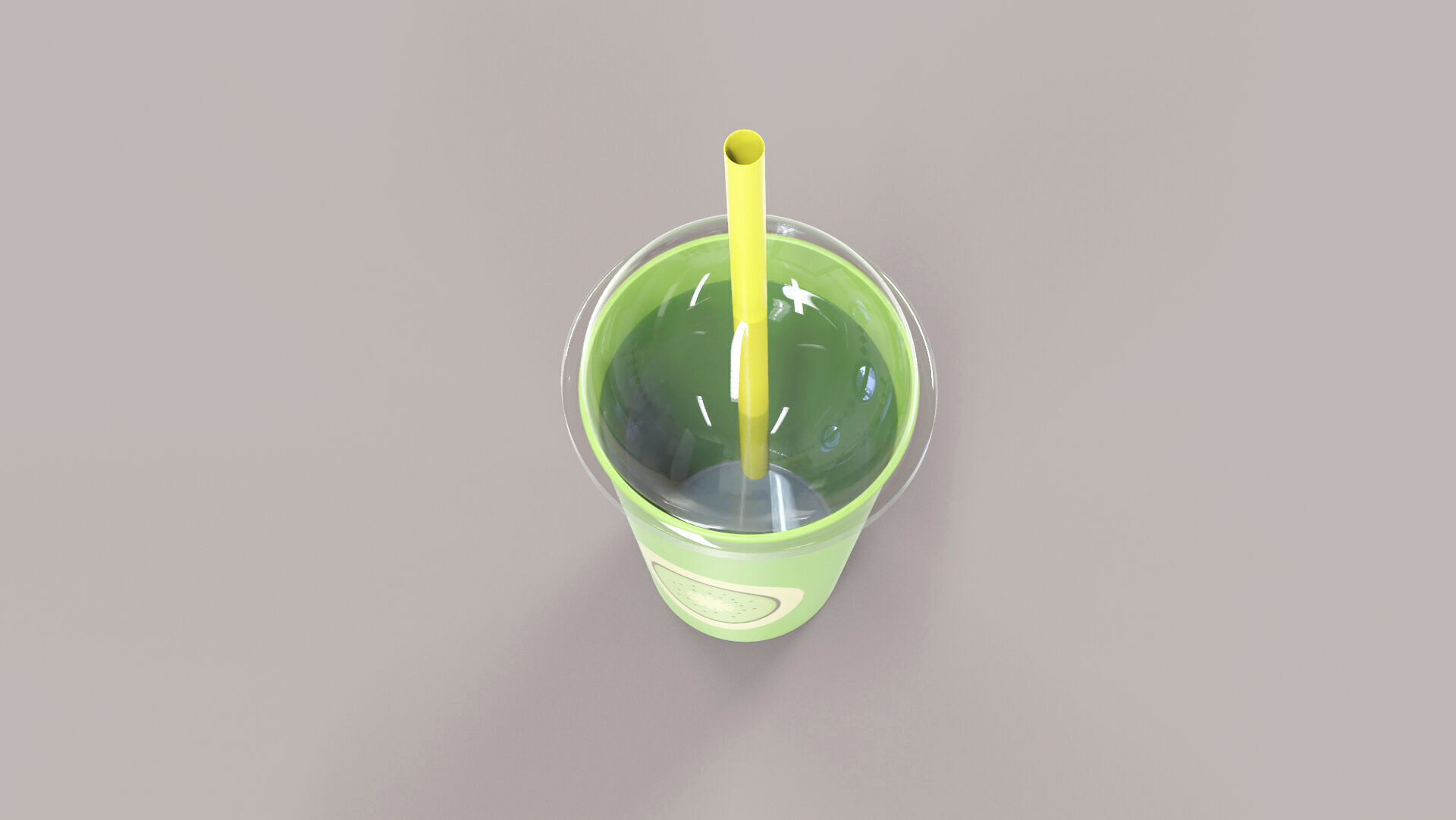 Low-Poly Cartoon Cup Paper 05 Low-poly 3D model_3