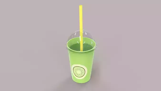 Low-Poly Cartoon Cup Paper 05 Low-poly 3D model