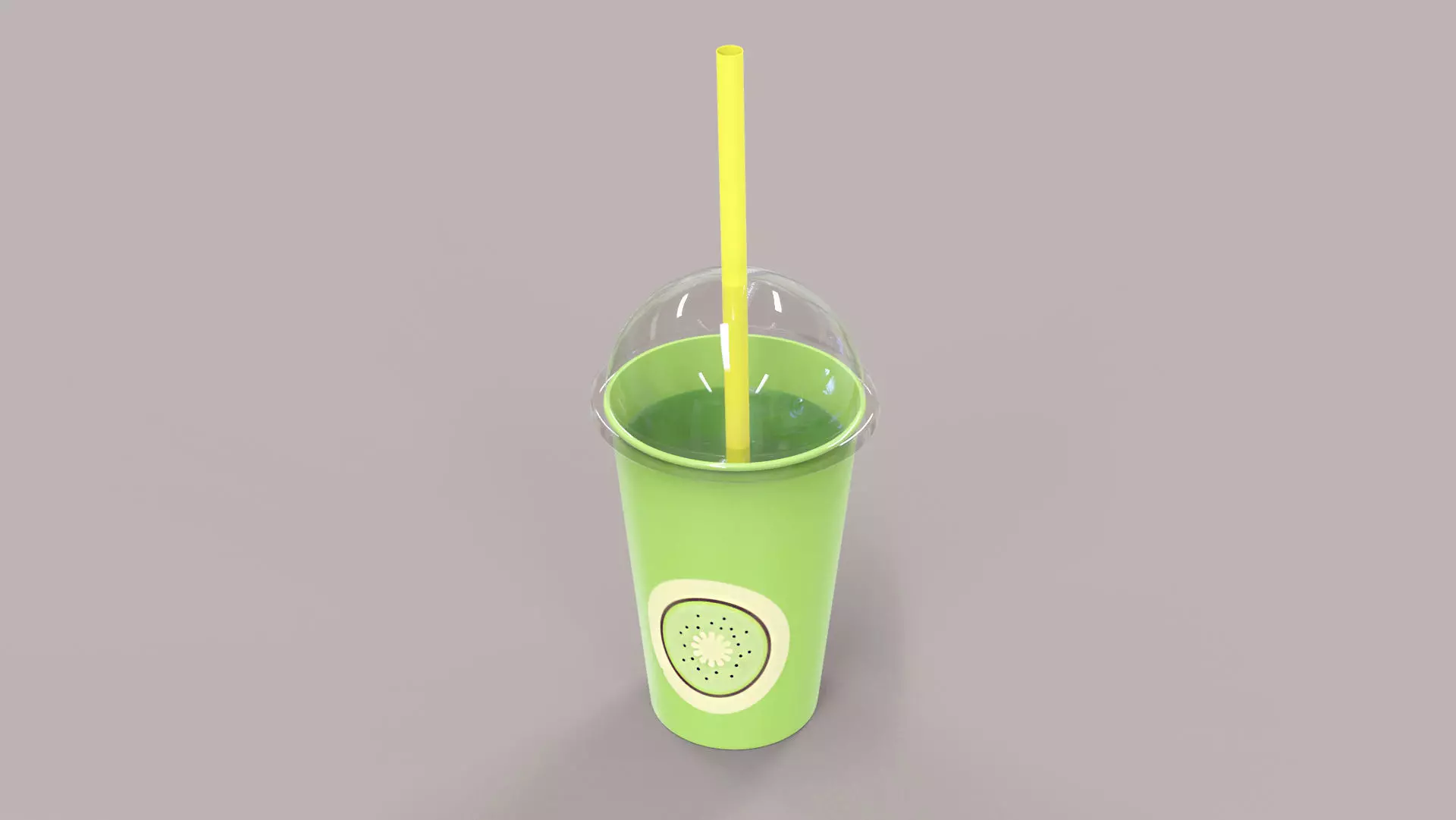 Low-Poly Cartoon Cup Paper 05 Low-poly 3D model_0