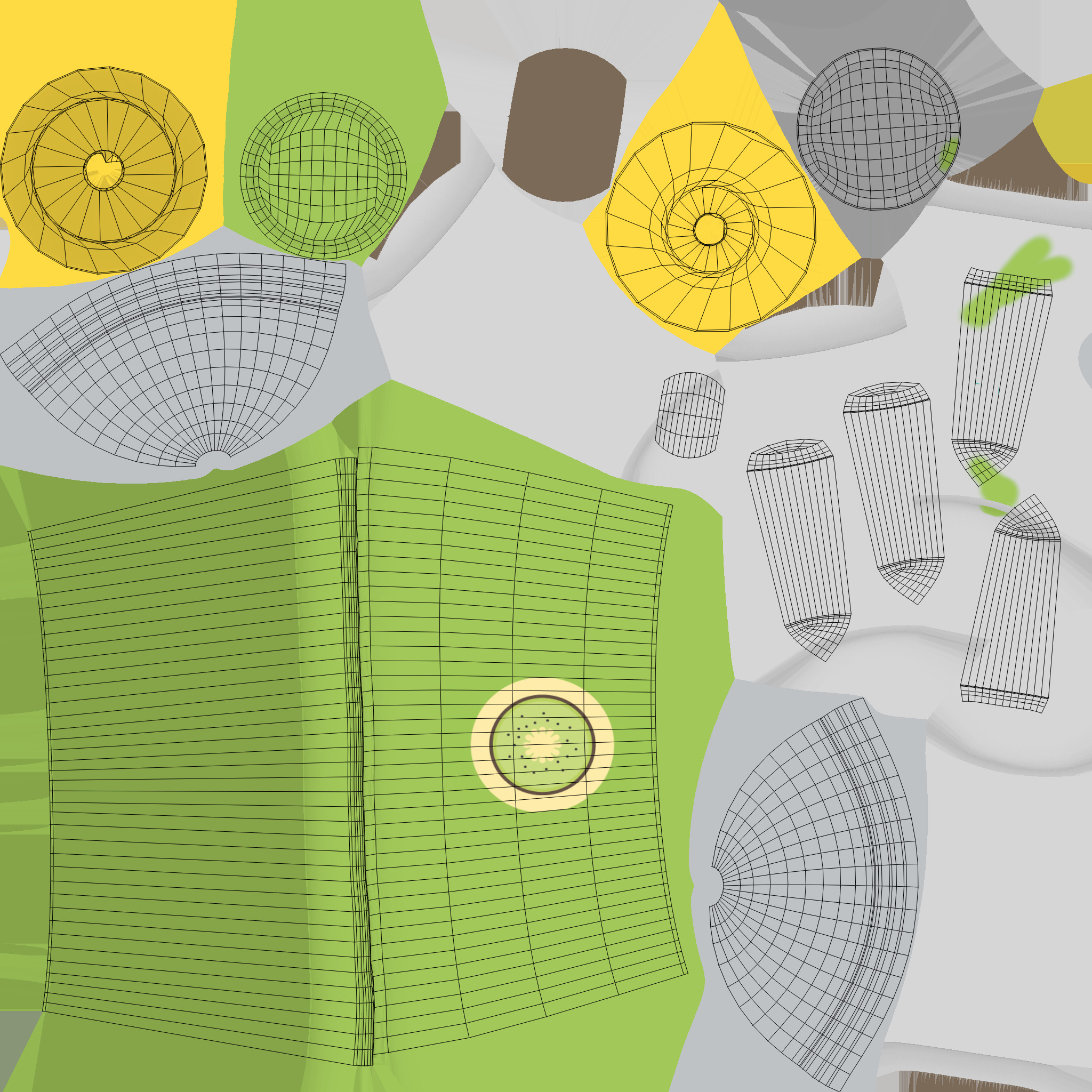 Low-Poly Cartoon Cup Paper 05 Low-poly 3D model_5