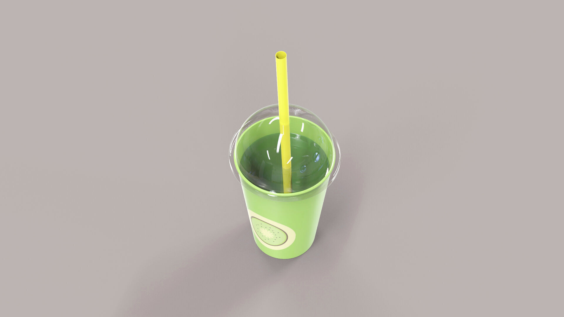 Low-Poly Cartoon Cup Paper 05 Low-poly 3D model_1