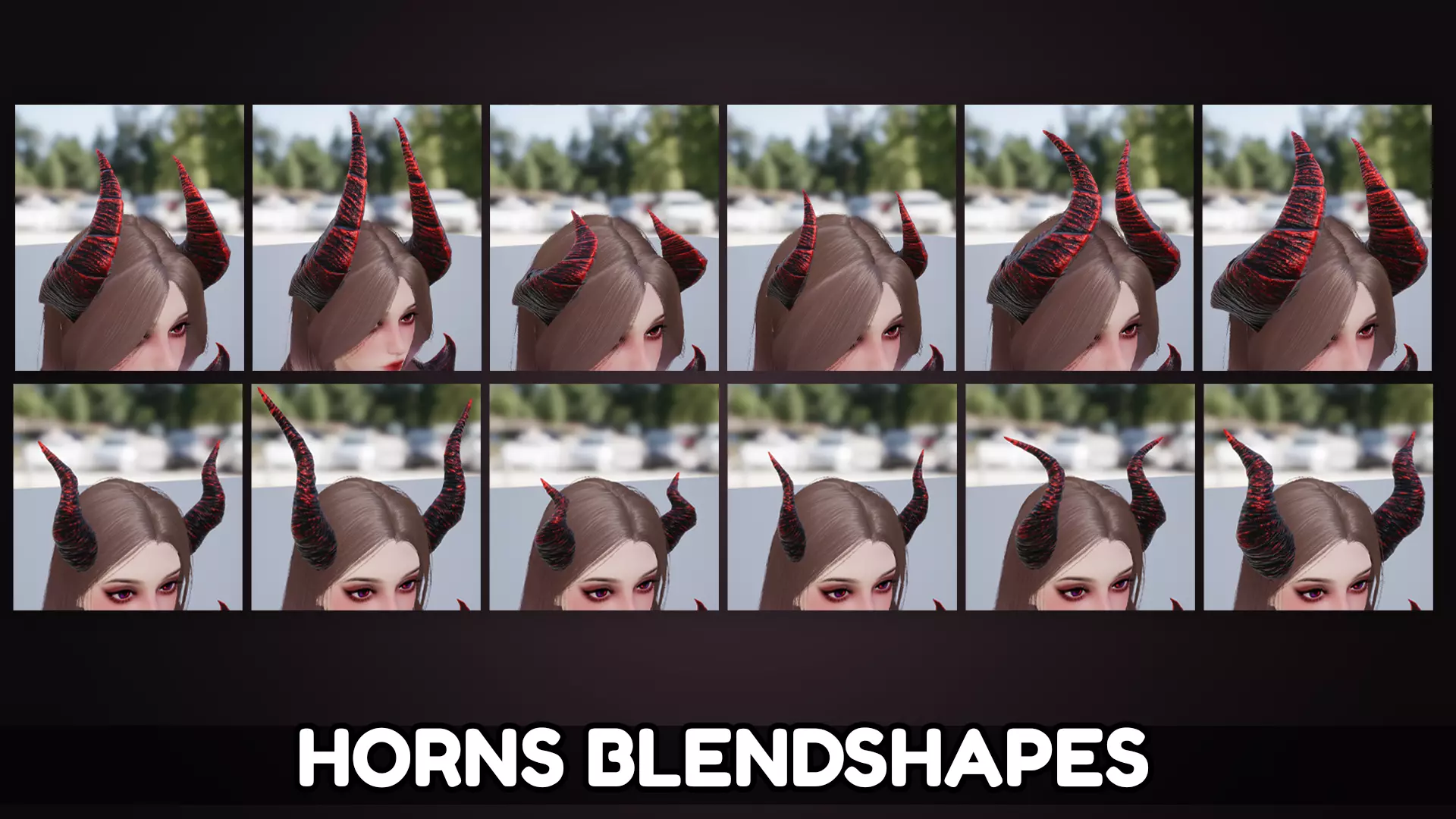 Dragon Girl Selaria Low-poly 3D model_16