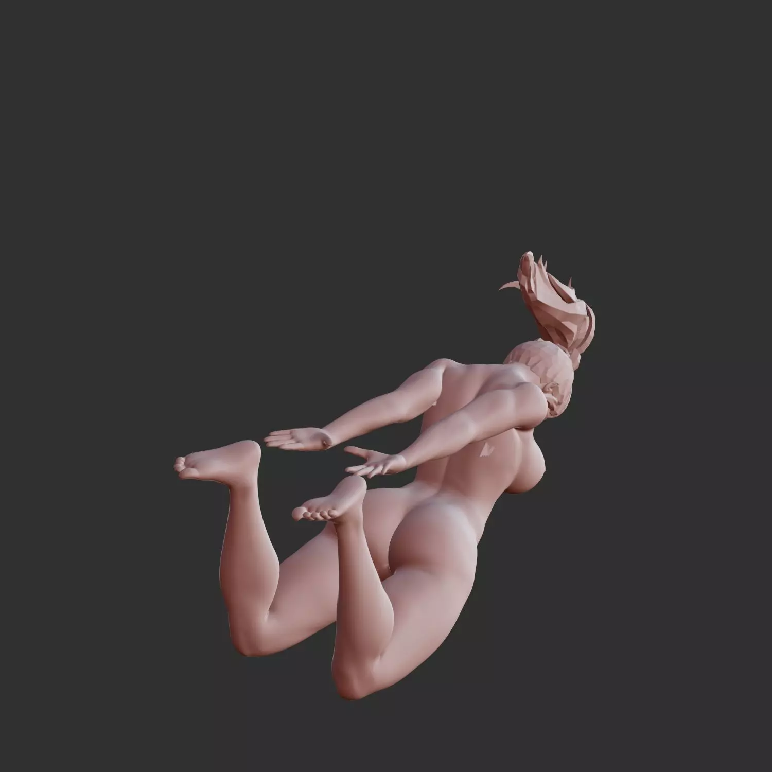 Demon Queen Hentai Babe NSFW 3D Print STL 3D print model_0