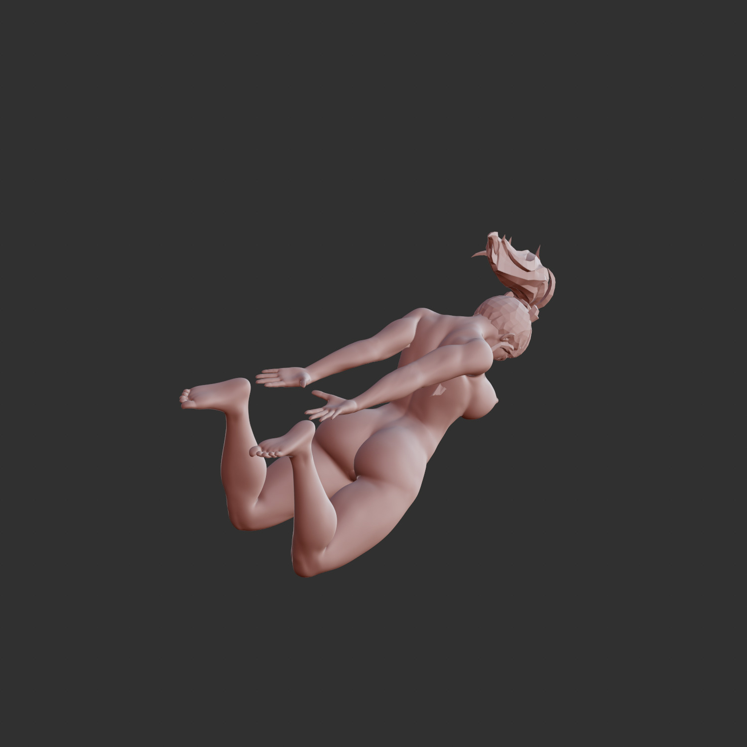 Demon Queen Hentai Babe NSFW 3D Print STL 3D print model_1