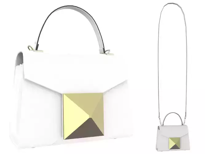 Valentino One Stud Mini Bag White