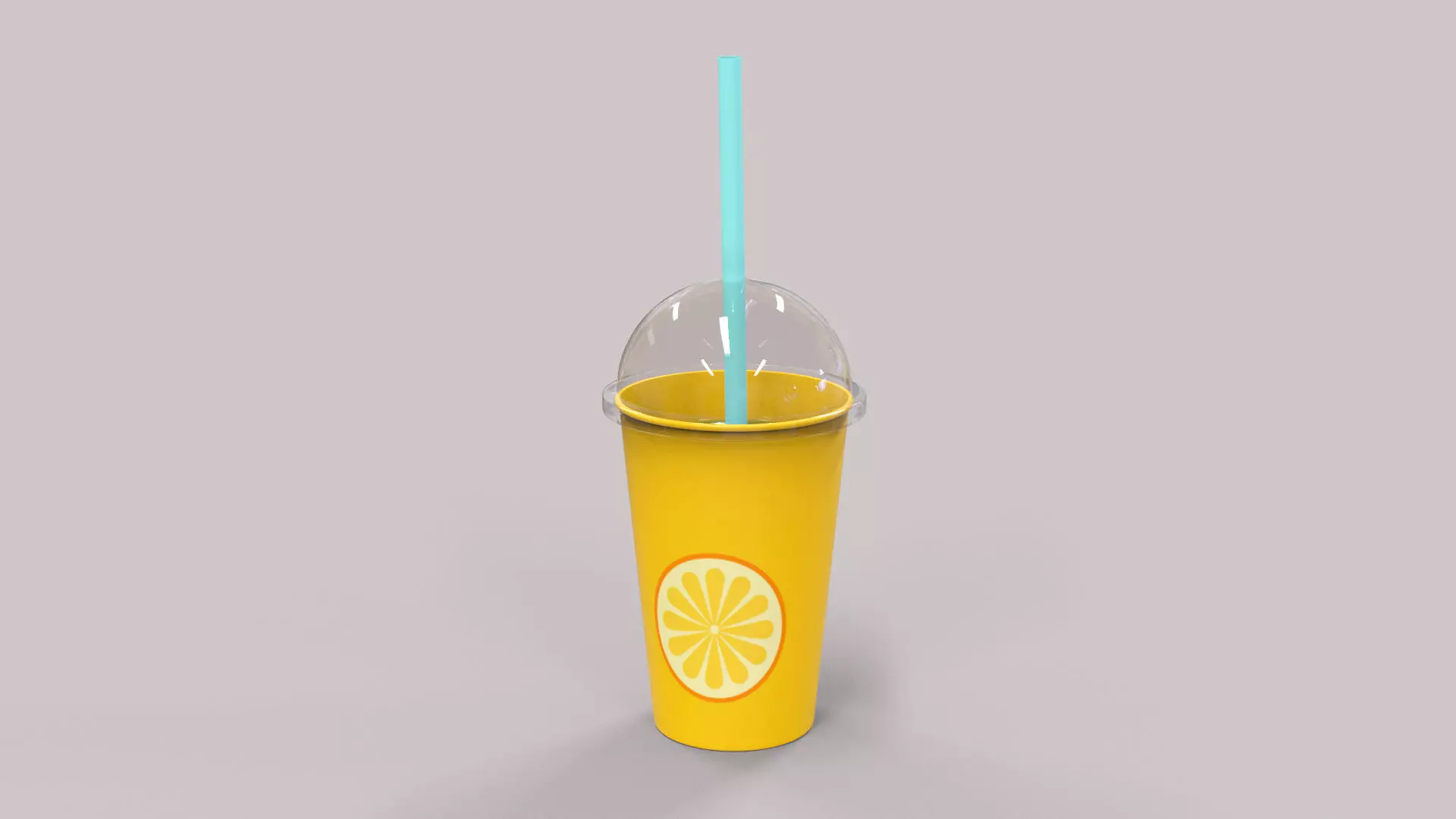 Low-Poly Cartoon Cup Paper 06  Low-poly 3D model_0