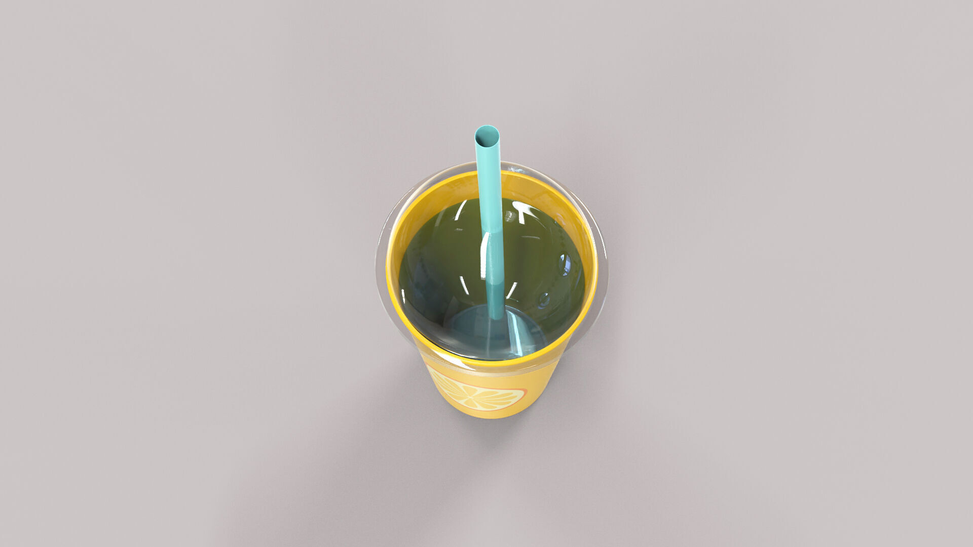 Low-Poly Cartoon Cup Paper 06  Low-poly 3D model_2