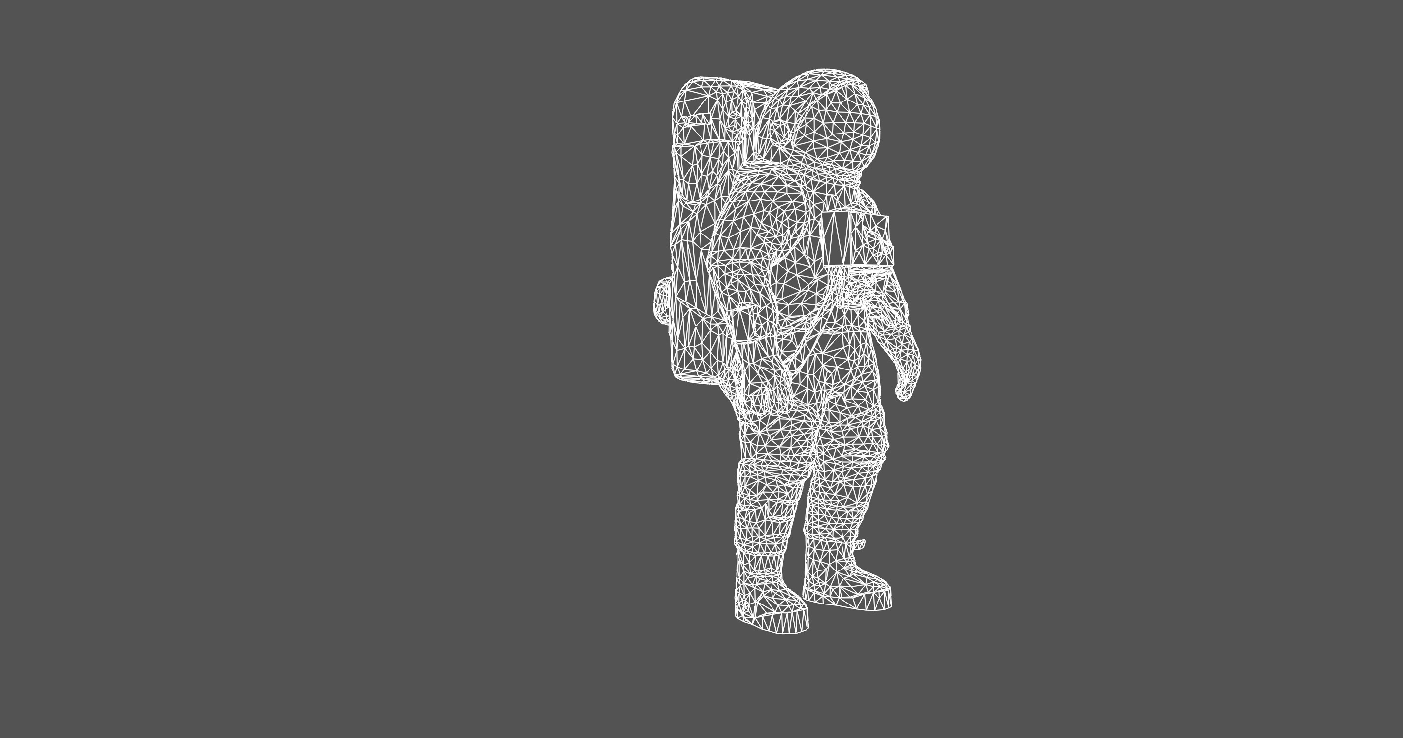 High-Detail Astronaut 3D Model 3D model_10