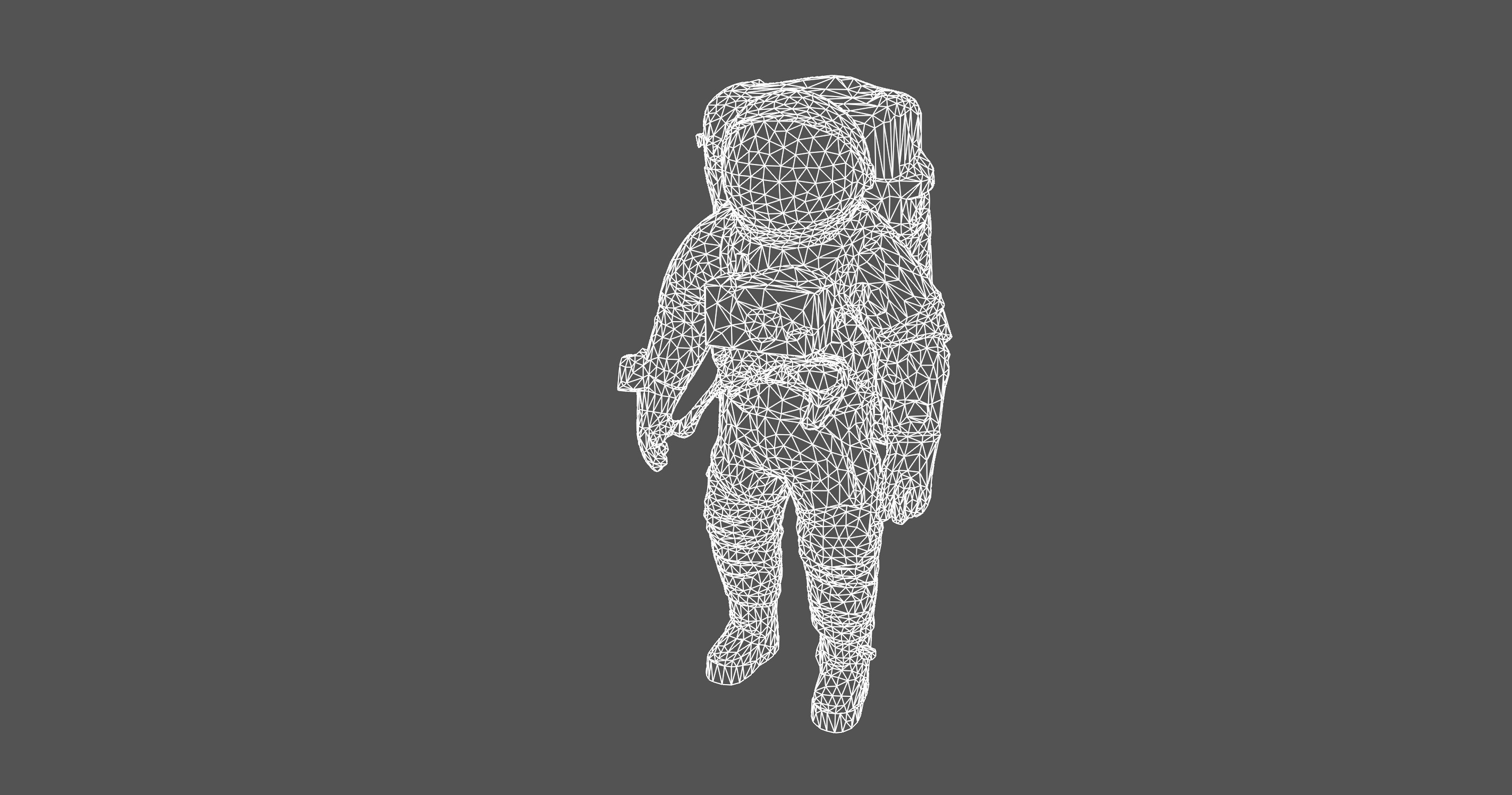 High-Detail Astronaut 3D Model 3D model_4