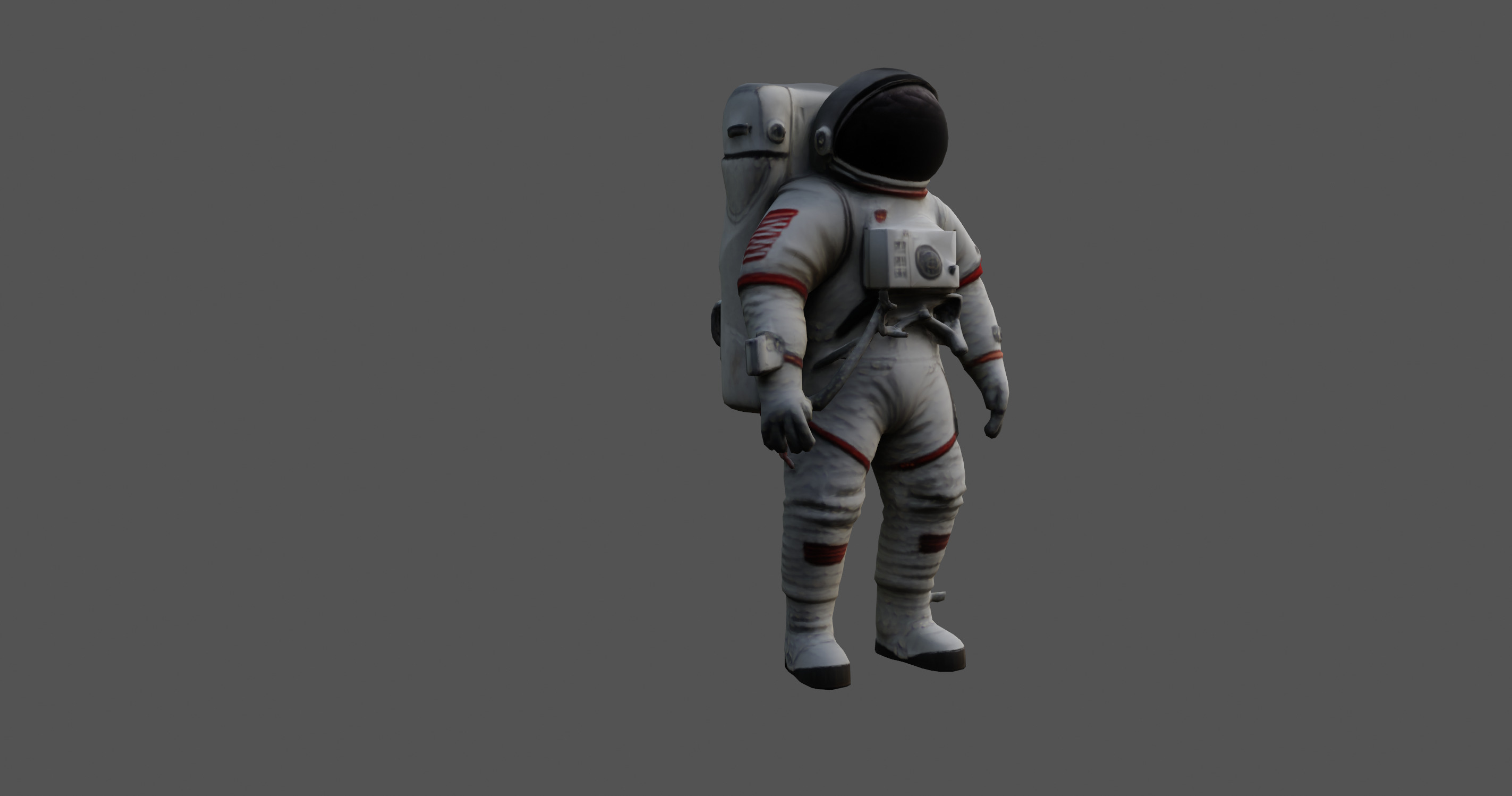 High-Detail Astronaut 3D Model 3D model_2