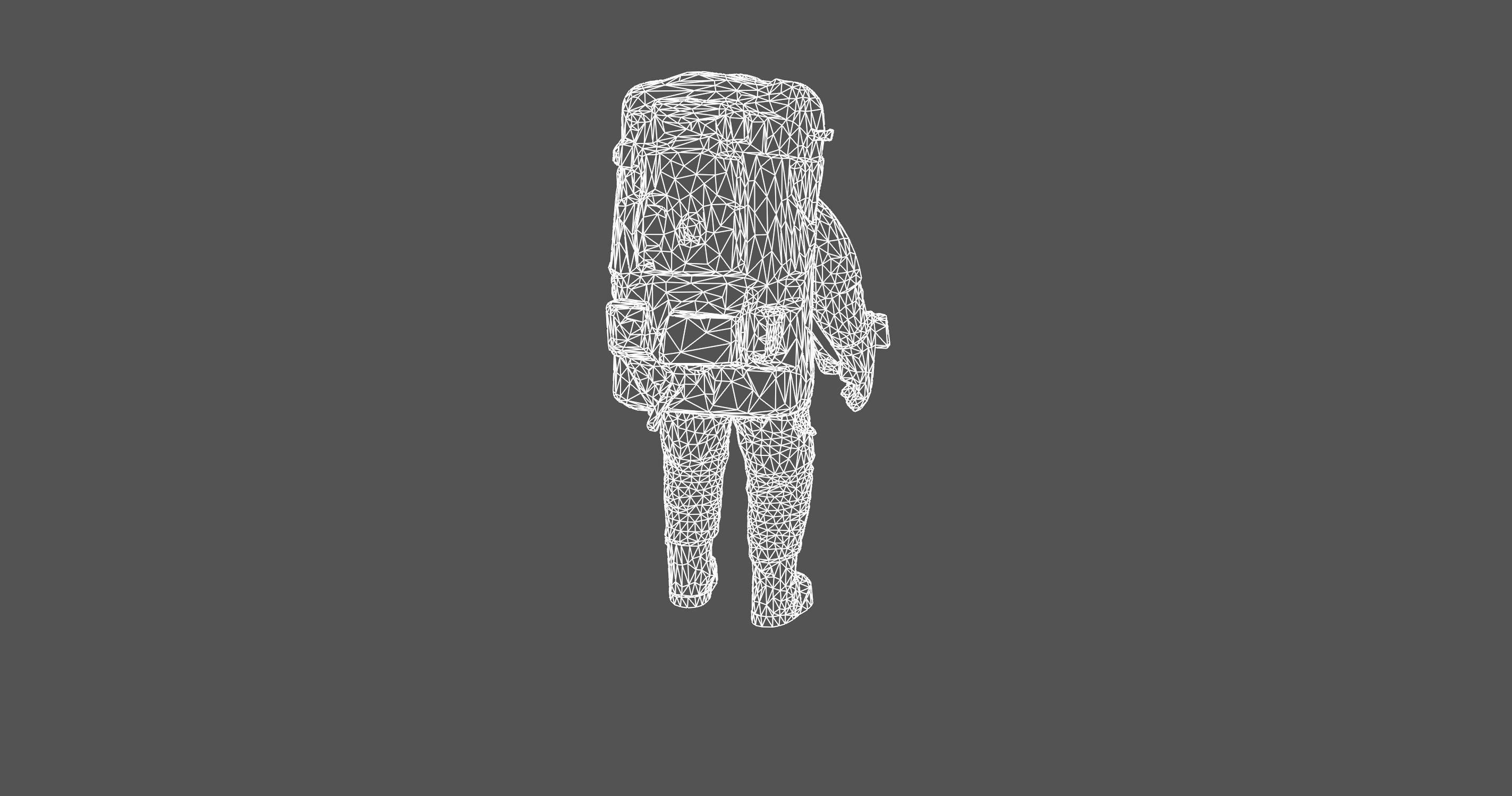 High-Detail Astronaut 3D Model 3D model_12