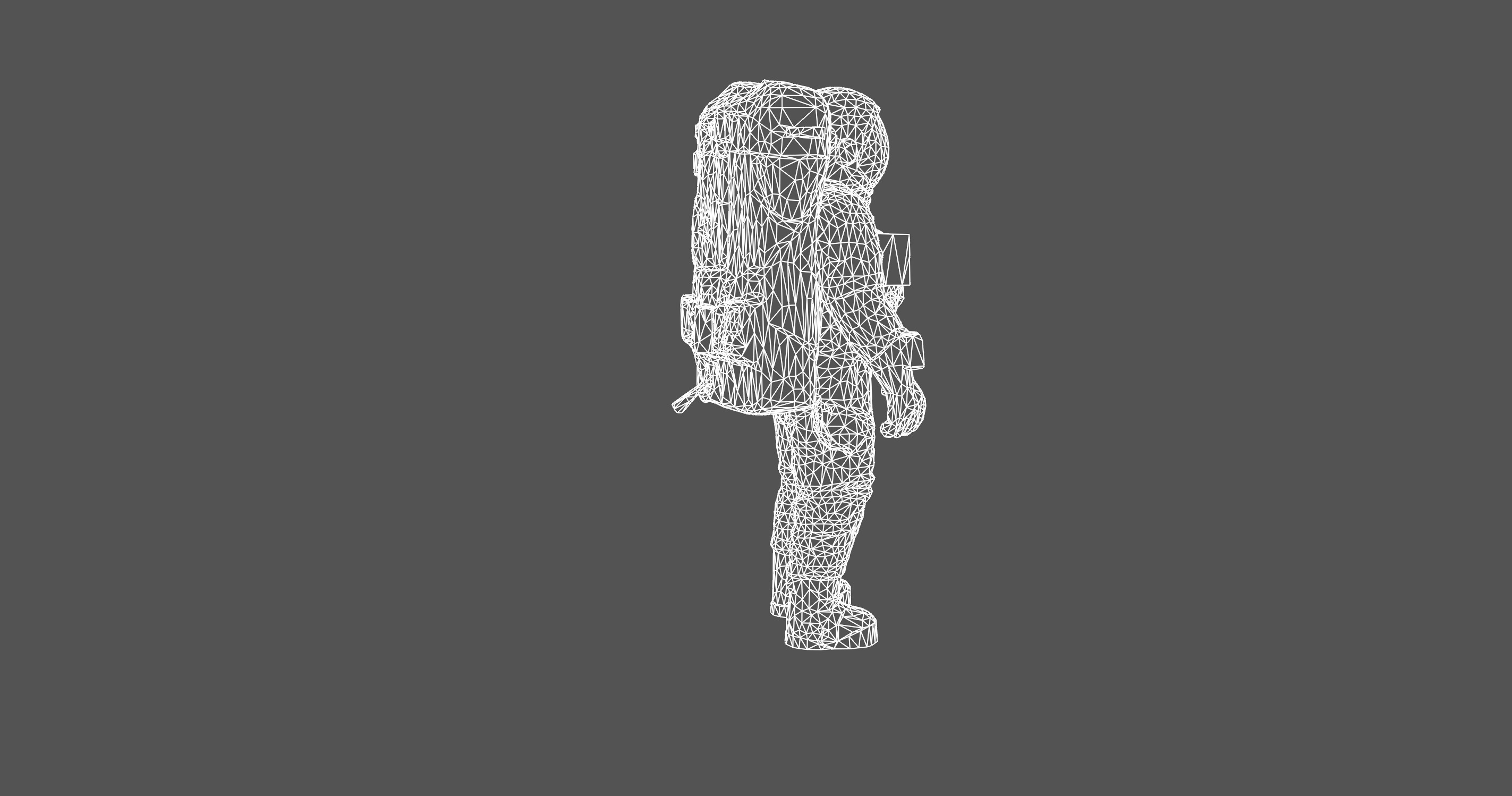 High-Detail Astronaut 3D Model 3D model_11