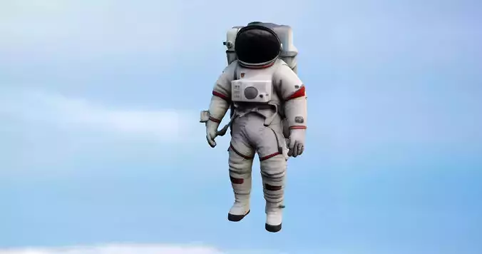 High-Detail Astronaut 3D Model 3D model