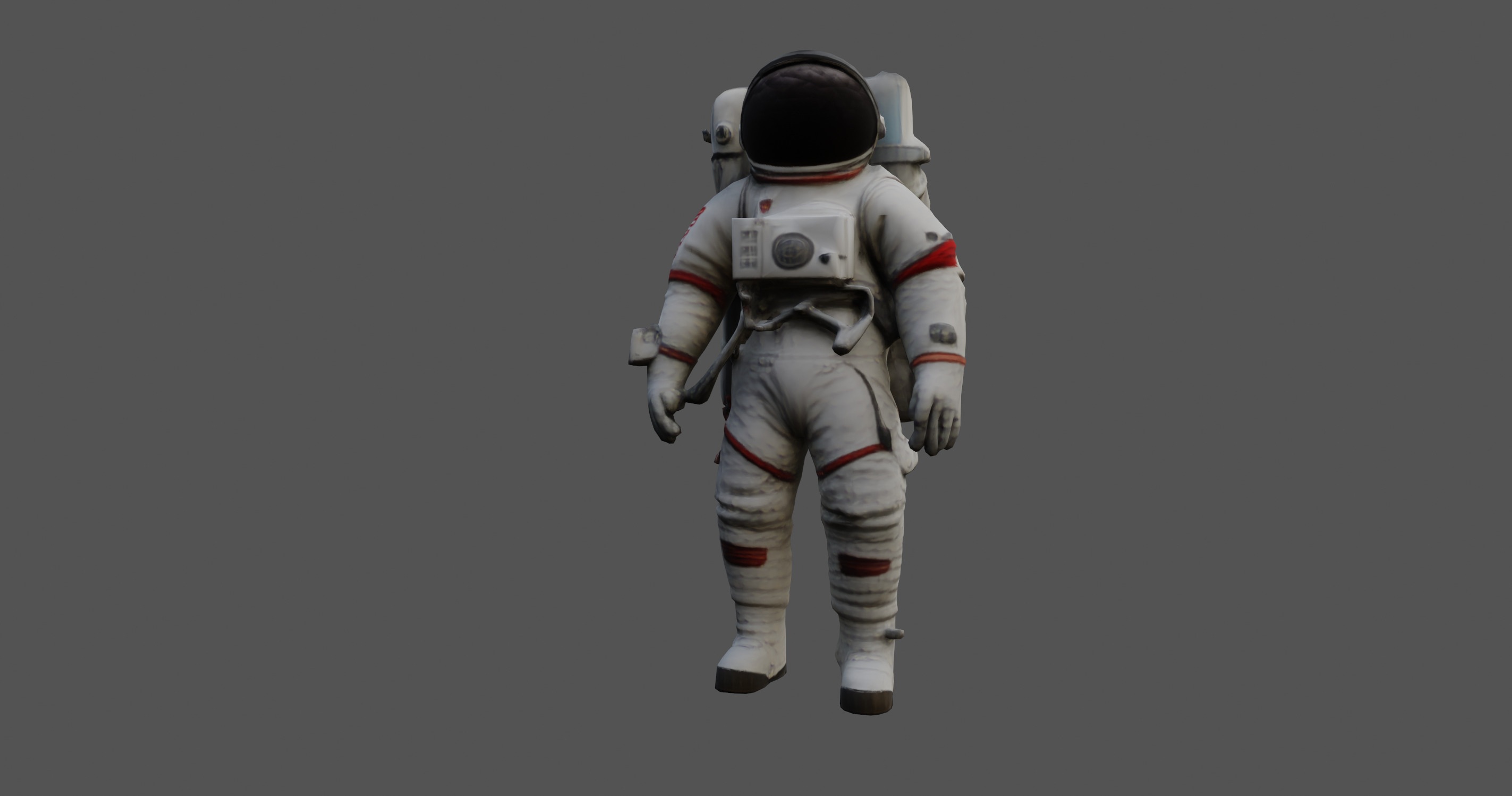 High-Detail Astronaut 3D Model 3D model_8