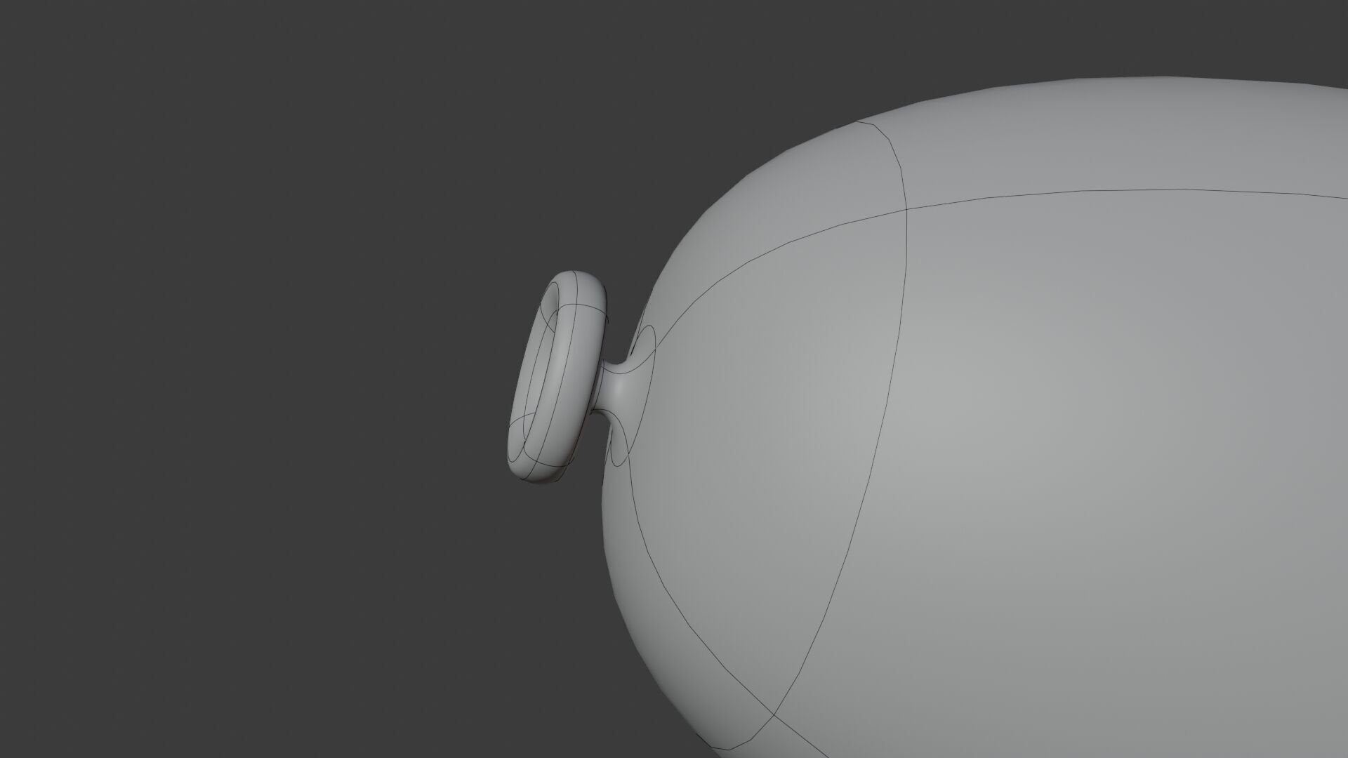 Dog Balloon Low-poly 3D model_17