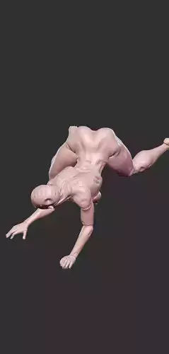 Sexy Cyborg Girl NSFW 3D Print Model STL