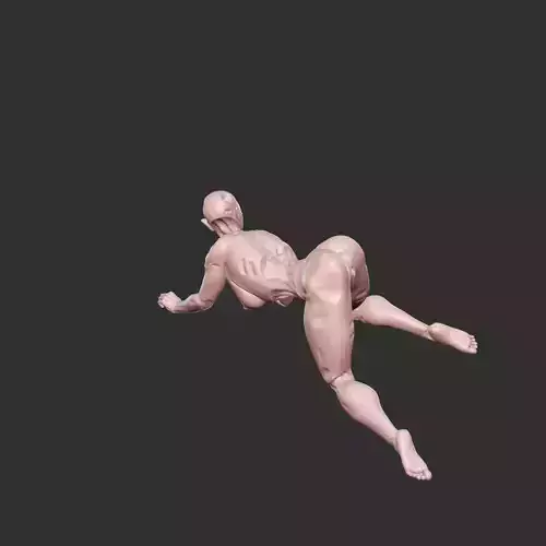 Sexy Cyberpunk Android Girl NSFW 3D Model STL