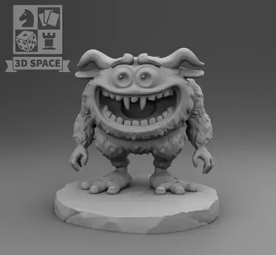 Cute monster 3D print model