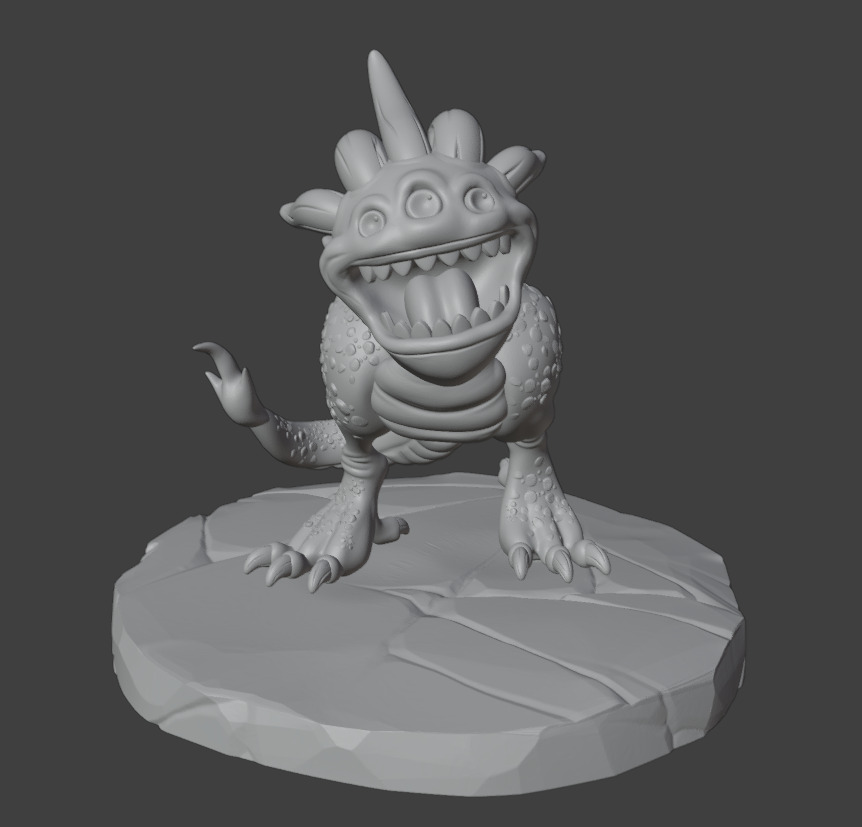 Chupacabra 3D print model_12