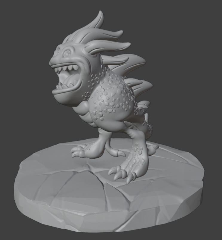 Chupacabra 3D print model_9