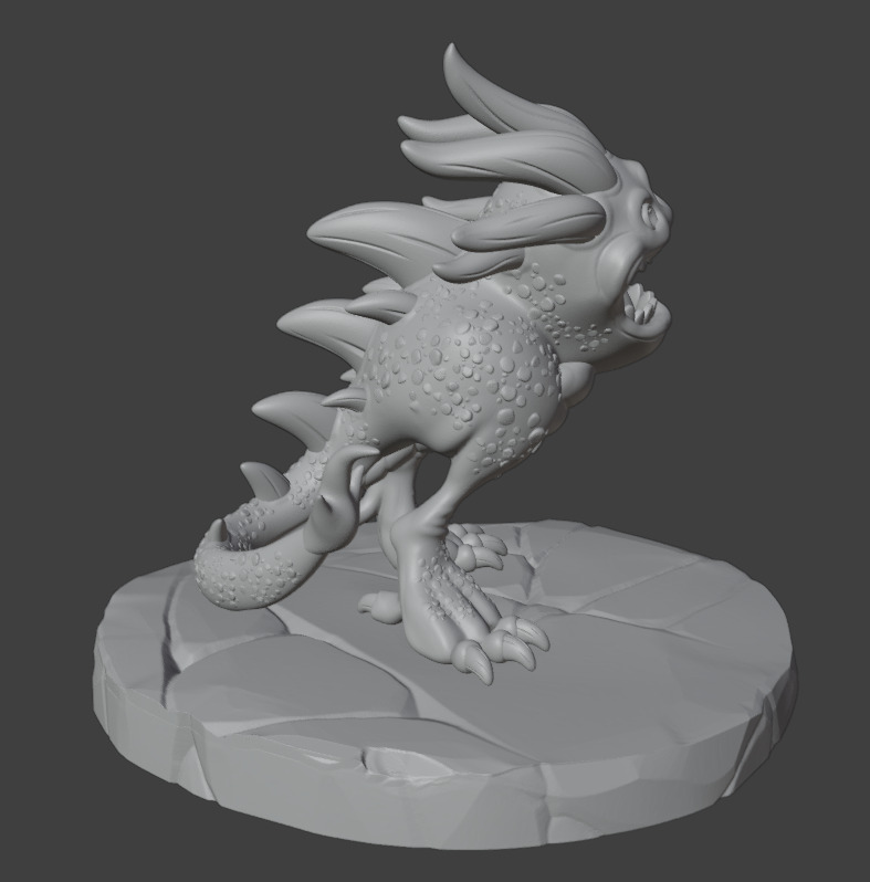 Chupacabra 3D print model_5