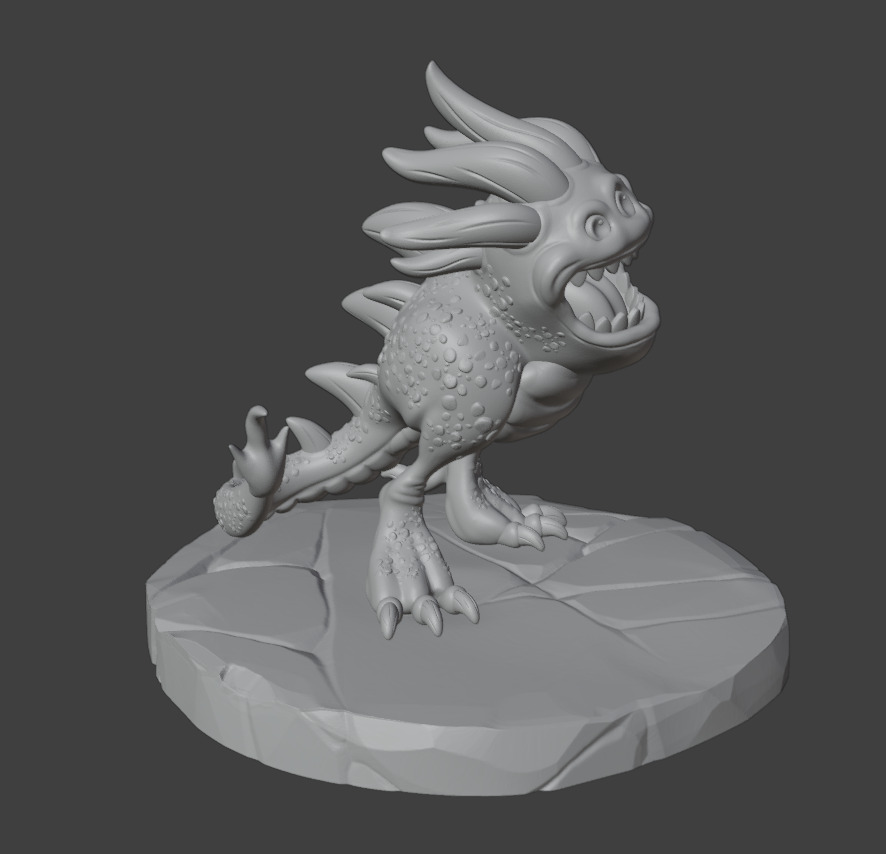 Chupacabra 3D print model_14