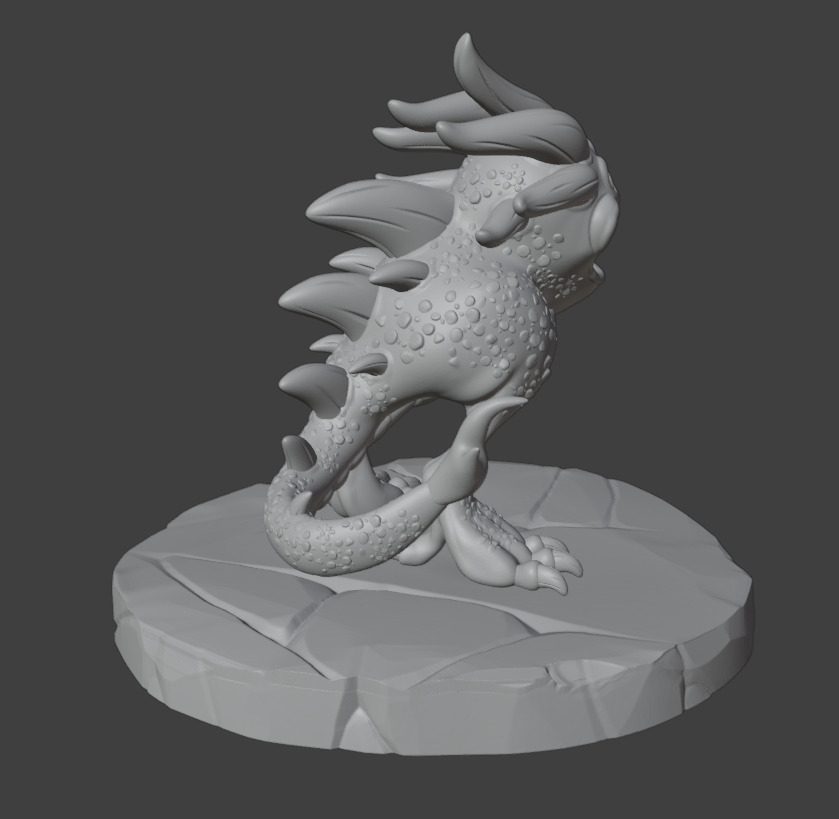 Chupacabra 3D print model_11