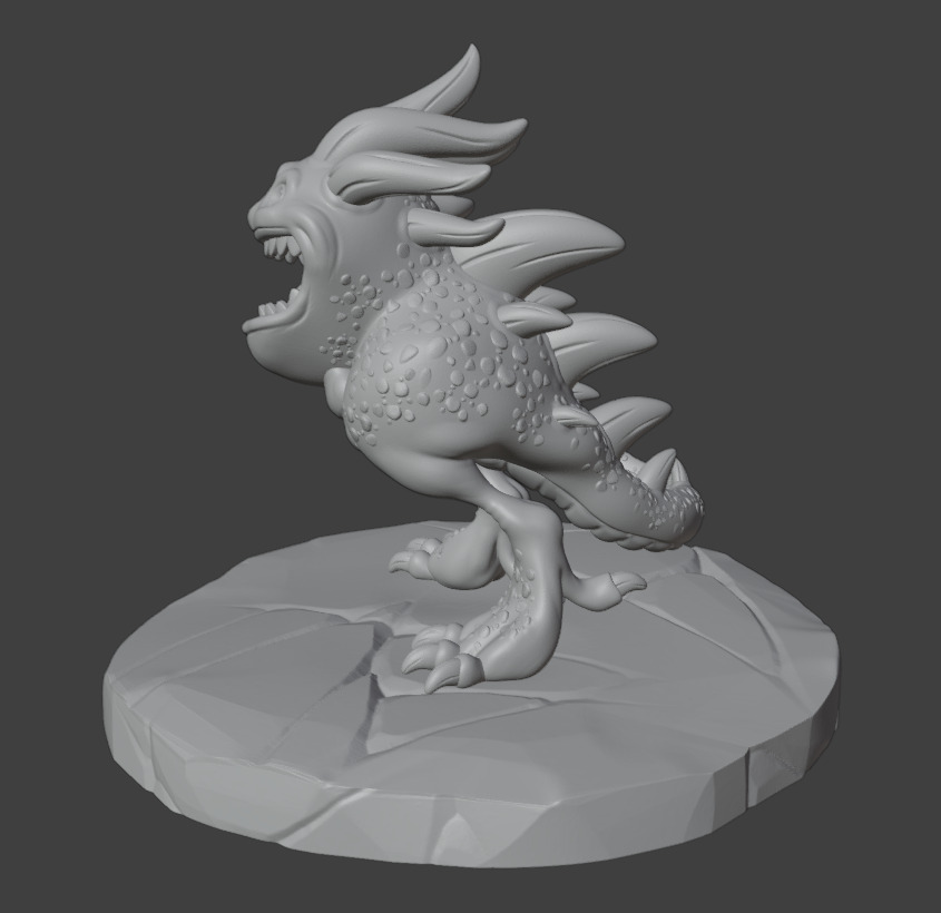 Chupacabra 3D print model_15